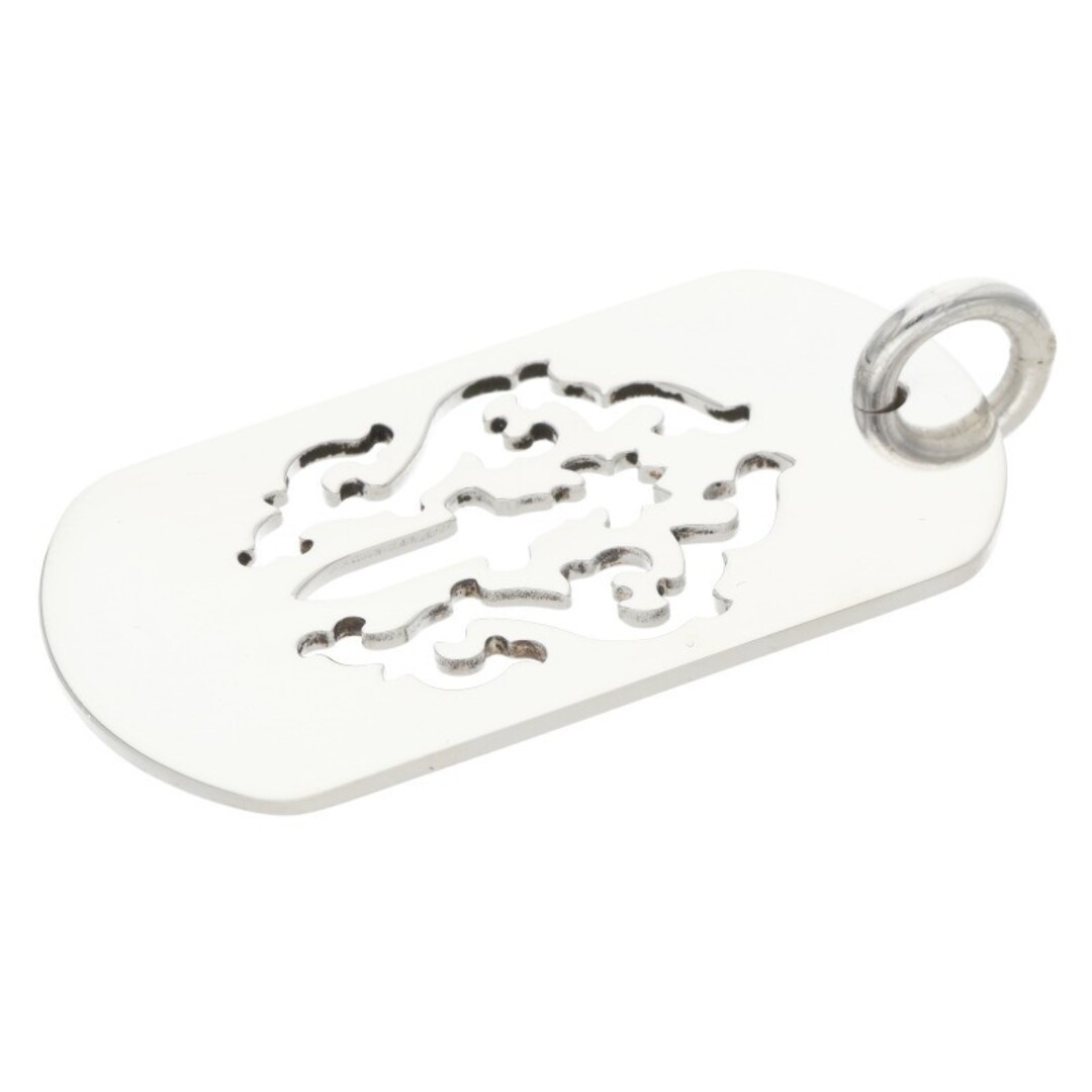 Chrome Hearts D TAG LRG Dagger Cut Out Dog Large Necklace Top Mens Used f474f469 thumbnail 6