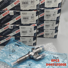 8X Bosch 6.6L Duramax LB7 Fuel Injectors 0445120008 2001 2002 2003 2004 GM HD