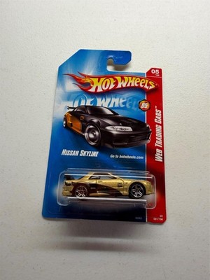 Hot Wheels Web Trading Cars Nissan Skyline 05/24 Gold & Black 2008 081/196 A26