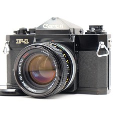 Canon F-1 35mm Film SLR Camera Early Model w/ FD 50mm f/1.4 S.S.C. Lens JAPAN