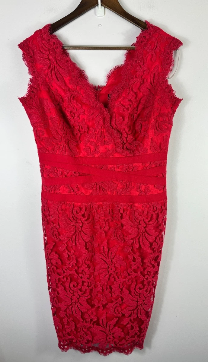 Tadashi Shoji Red Lace Dresses for Women for sale | eBay