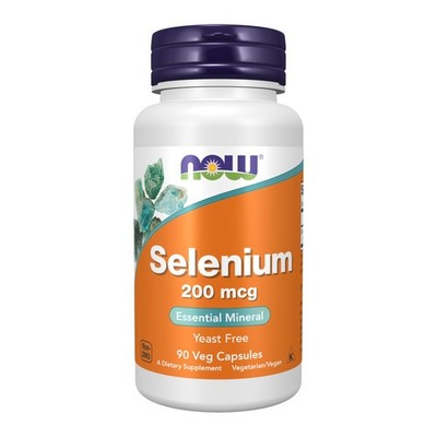 Selenium L Selenomethionine 200mcg 90 Veg Capsules NOW Foods Supplements