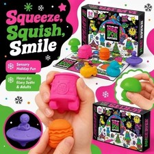 Schylling Nee Doh Christmas Countdown Advent Calendar 3D Squishy Fidget Toy