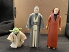 Star Wars Vintage 1977 1985 Obi wan  Yoda Anakin Jedi Spirit Lot Original Kenner