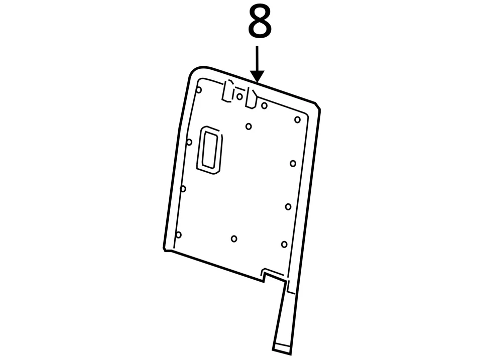2005-2008 CHEVROLET SATURN UPLANDER PAINEL DE RELÉ R/SEAT BK CUSH LH *G 89043333 - Imagem 3 de 3