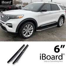 APS Running Board Polished 6" Fit Ford Explorer SUV 4-Door 20-26