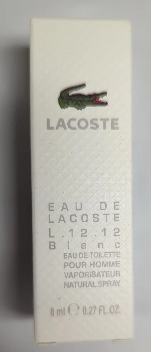 Lacoste blanc eau de toilette pour homme spray cheap