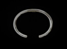 Platinum Bangle Bracelet, Platinum 950, very heavy 220 grams ergonomically shape