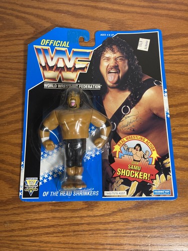 WWF Headshrinkers Samu Hasbro Series 10 Wrestling ...