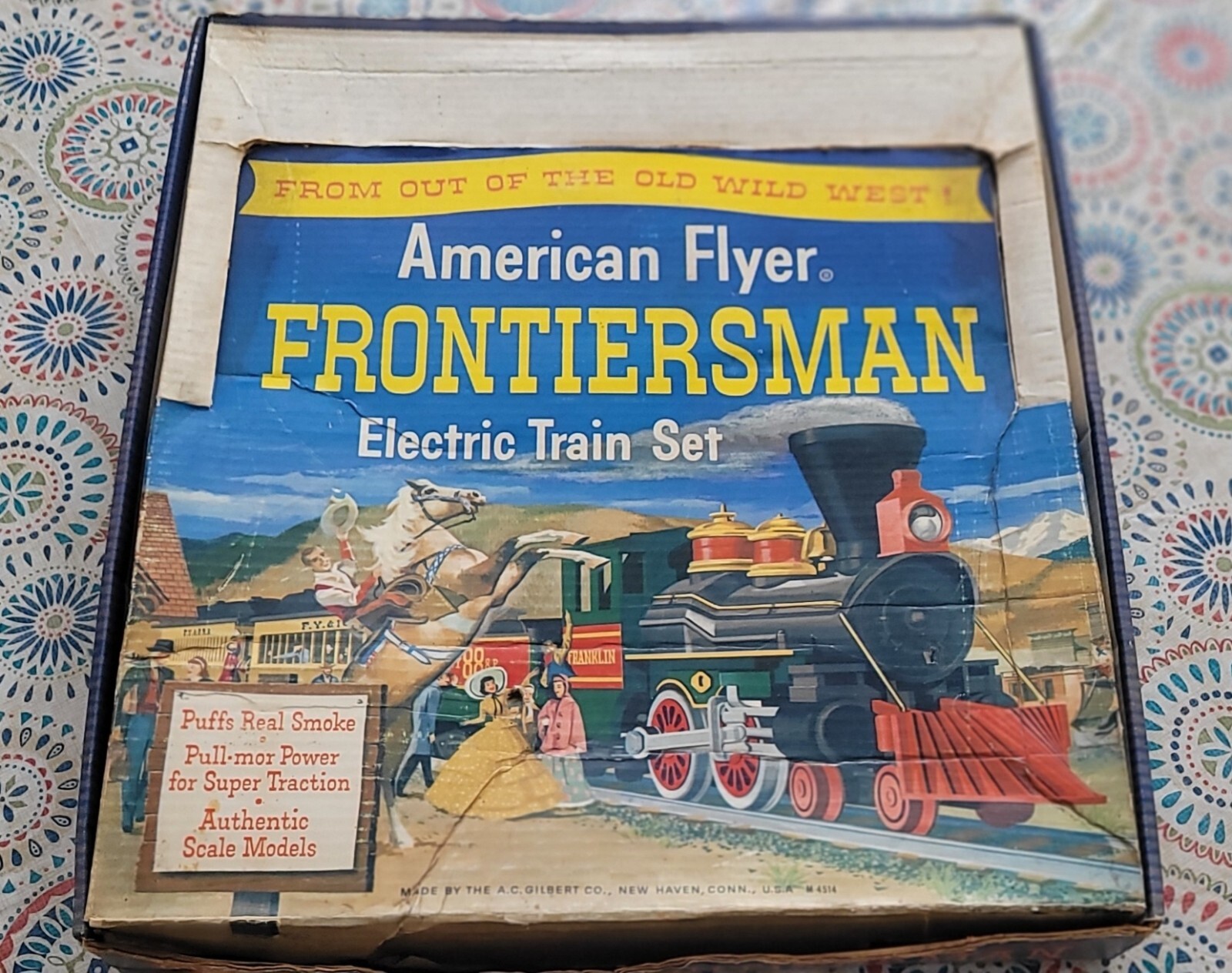 🟠 American Flyer 20655 FRONTIERSMAN Boxed Passenger w/Track and Transformer