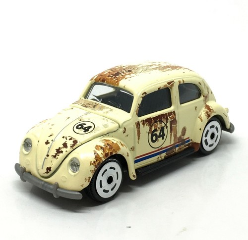 Majorette Volkswagen Beetle Vintage Rusty no.64 Beige 1/64 3" no Package - Picture 4 of 8