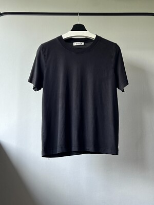 Women's CDLP Midweight Black Tencel Lyocell/Pima Cotton Crew Neck T-Shirt Size M