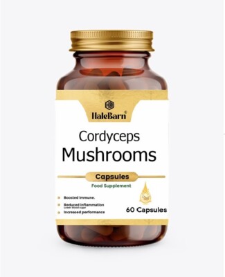 CORDYCEPS - 8.000mg Kapseln - Leistungsstarke Pilze Formel - Beste Qualität (60)