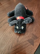 Vintage Tonka Pound Puppies 1986 Small 7" Plush Puppy Dog Black