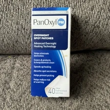 PanOxyl PM Overnight Spot Patches For Face 40 Single Use Clear Pimple Patches