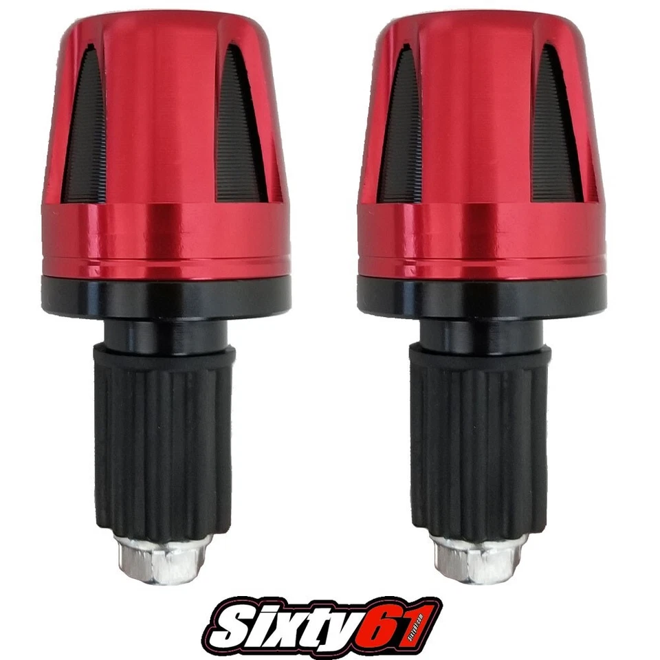 Honda CBR600RR CBR1000RR Red Grips Gel Comfort Hand Bar End CBR 600RR 1000RR - Image 2 of 2