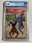 AMAZING SPIDER-MAN #6 CGC 2.0 GD 1963 1ST APPEARANCE OF LIZARD MARVEL COMICS