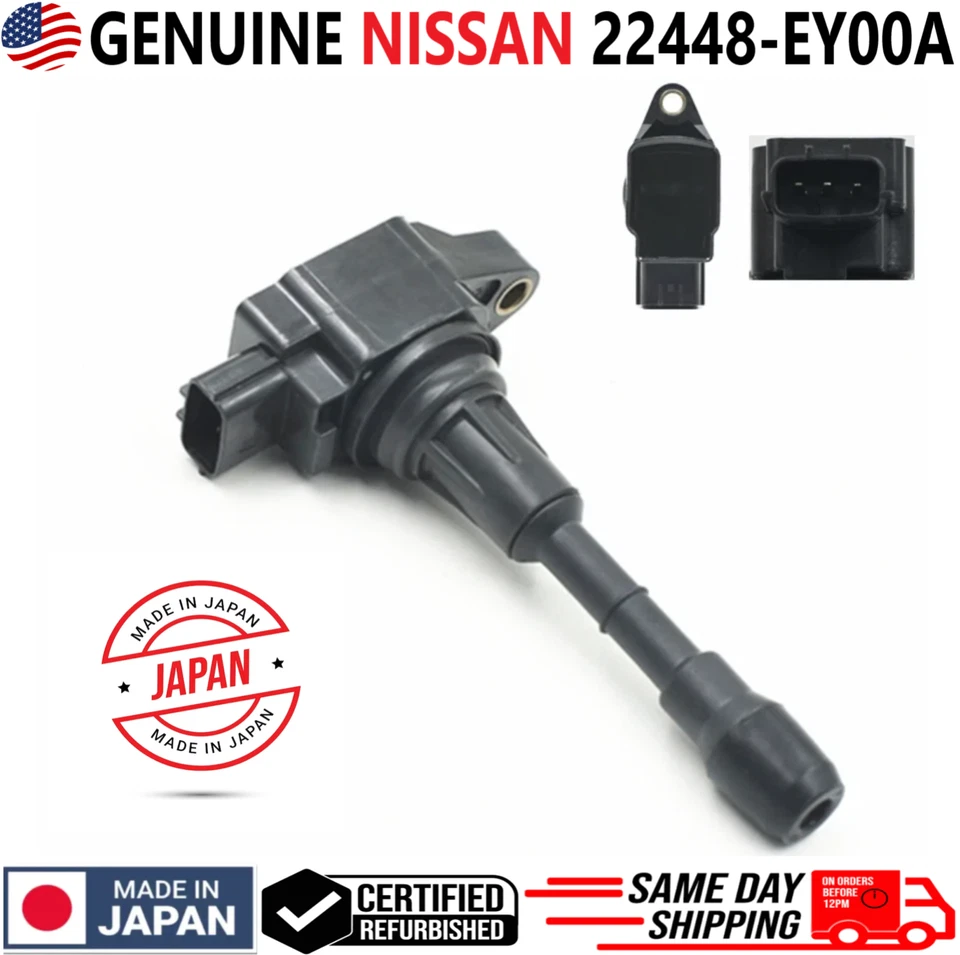 OEM NISSAN Ignition Coils For 2008-2017 Infiniti & Nissan 3.7L V6, 22448-EY00A - Image 2 of 4