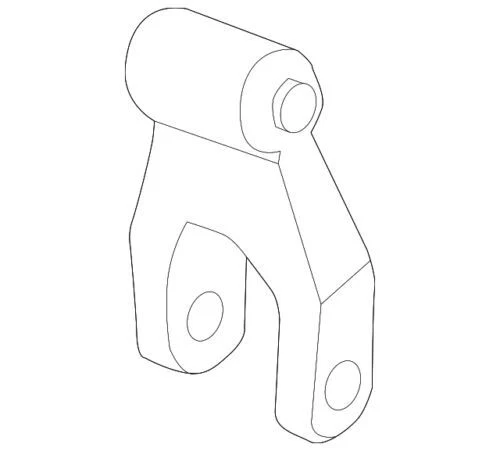 Grillete de montaje de resorte genuino Ford E-150 Club Wagon 1987-2008 E6TZ-5776-B Foto 2 de 3