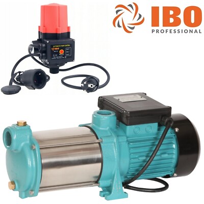 Hauswasserautomat Gartenpumpe MH 1300 INOX 6000 L/h 5,5bar + Steuerung SK-15