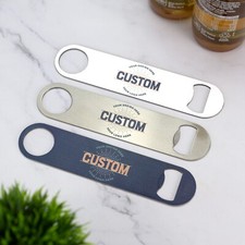 Personalised Business Logo Beer Bar Blade Pub Bar Bottle Opener UV Printed
