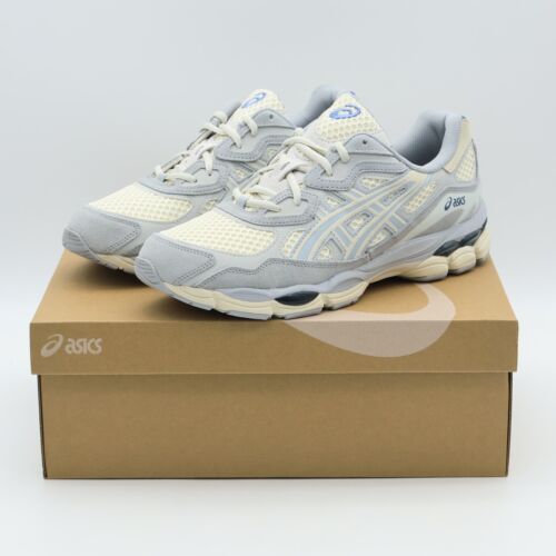 1203A372-600 Asics Gel-NYC Ivory Mid Grey Cream White Light Steel Blue (Men's) - Picture 1 of 10