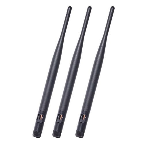 3x 6dBi 2,4GHz 5GHz Podwójna antena WiFi RP-SMA do Netgear R6400-100NAS AC1750 JCG - Zdjęcie 3 z 8
