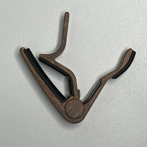 2 Gitarren-Kapo Akustikgitarre Elektro-Ukulele Mandoline Palisander-Finish 5 Plektren - Bild 5 von 6
