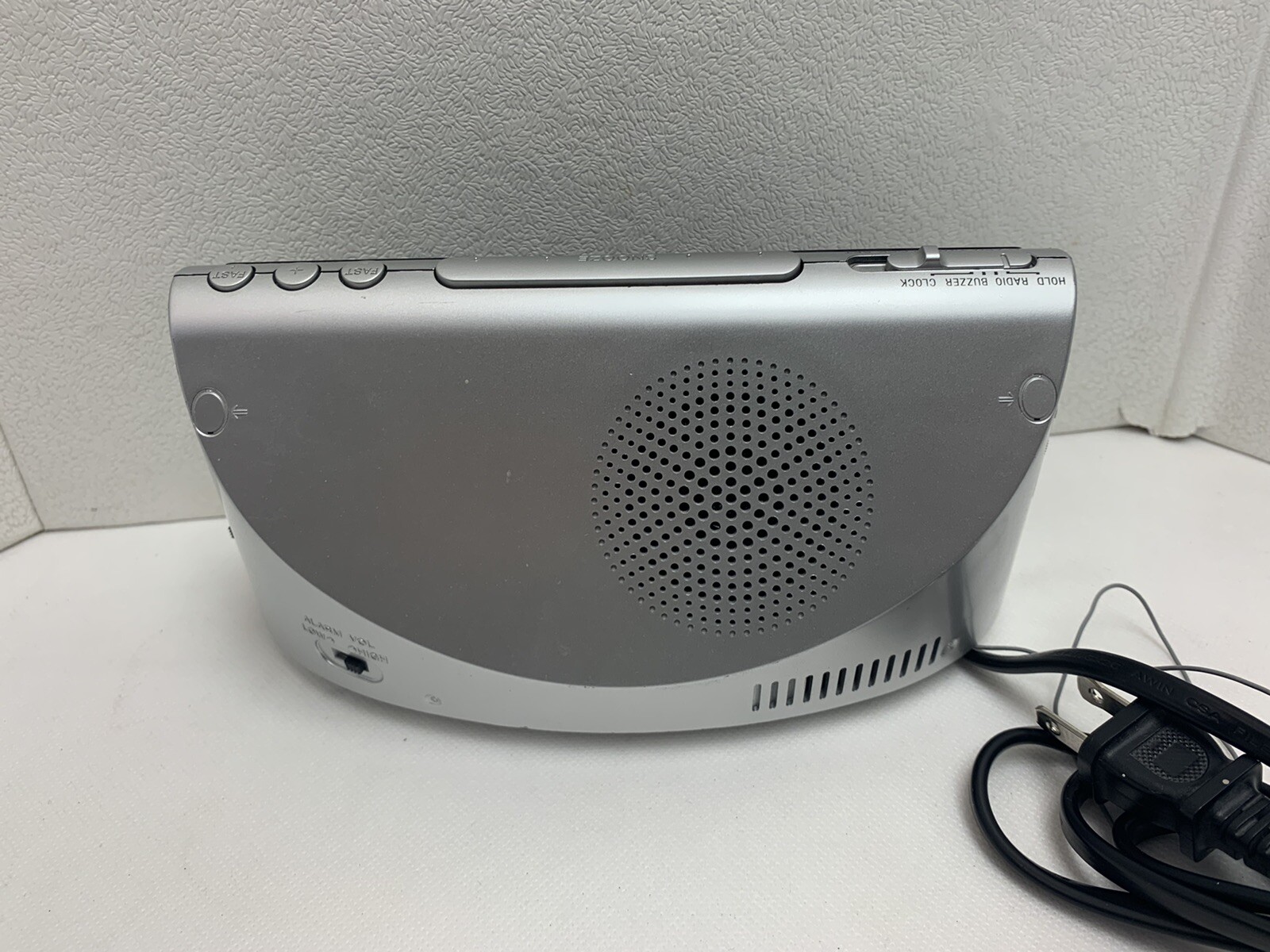 Sony ICFC492 Dream Machine Large Display Clock AM FM Radio Tested