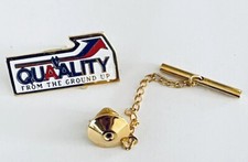 American Airlines Tie Tack Pinback QUAALITY Quality FROM THE GROUND UP