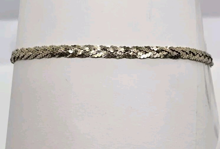 アクセサリー Vintage Bracelet/Made in Itaiy VINTAGE Made In Italy 925 SILVER Woven 7.25 Inch BRACELET | eBay