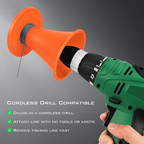 Line Gobbler Line Stripper, Remove Fishing Line Quickly, Compatible 1.0 model - Picture 4 of 7