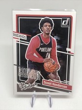 2023-24 Panini Donruss Scoot Henderson The Rookies RED BACK #2