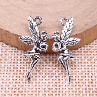 26x11mm Alloy Charm Little angel Cute Funny Pendant 100pcs/lot EF3593