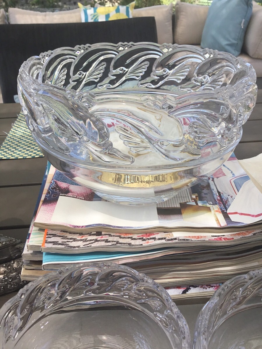 Tiffany & Co. Crystal Interlocking Dolphin Design Edge 8