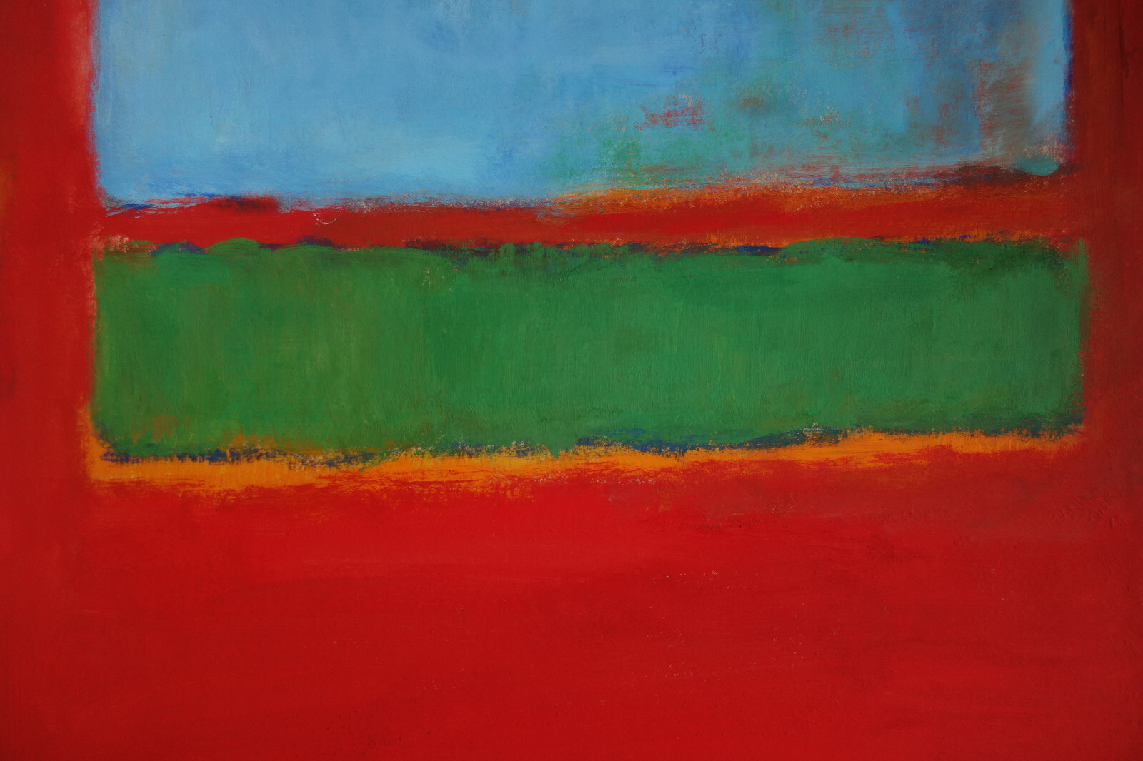 Fine unique painting – Expressive composition, signed Mark Rothko, w COA