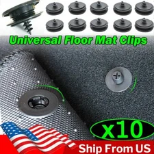 X10 Car Mat Carpet Clips Fixing Grips Clamps Floor Holders Sleeves Premium Clip