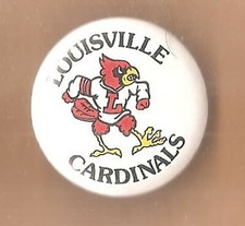 LOUISVILLE CARDINALS Classic Logo Lapel Button ~Excellent Condition