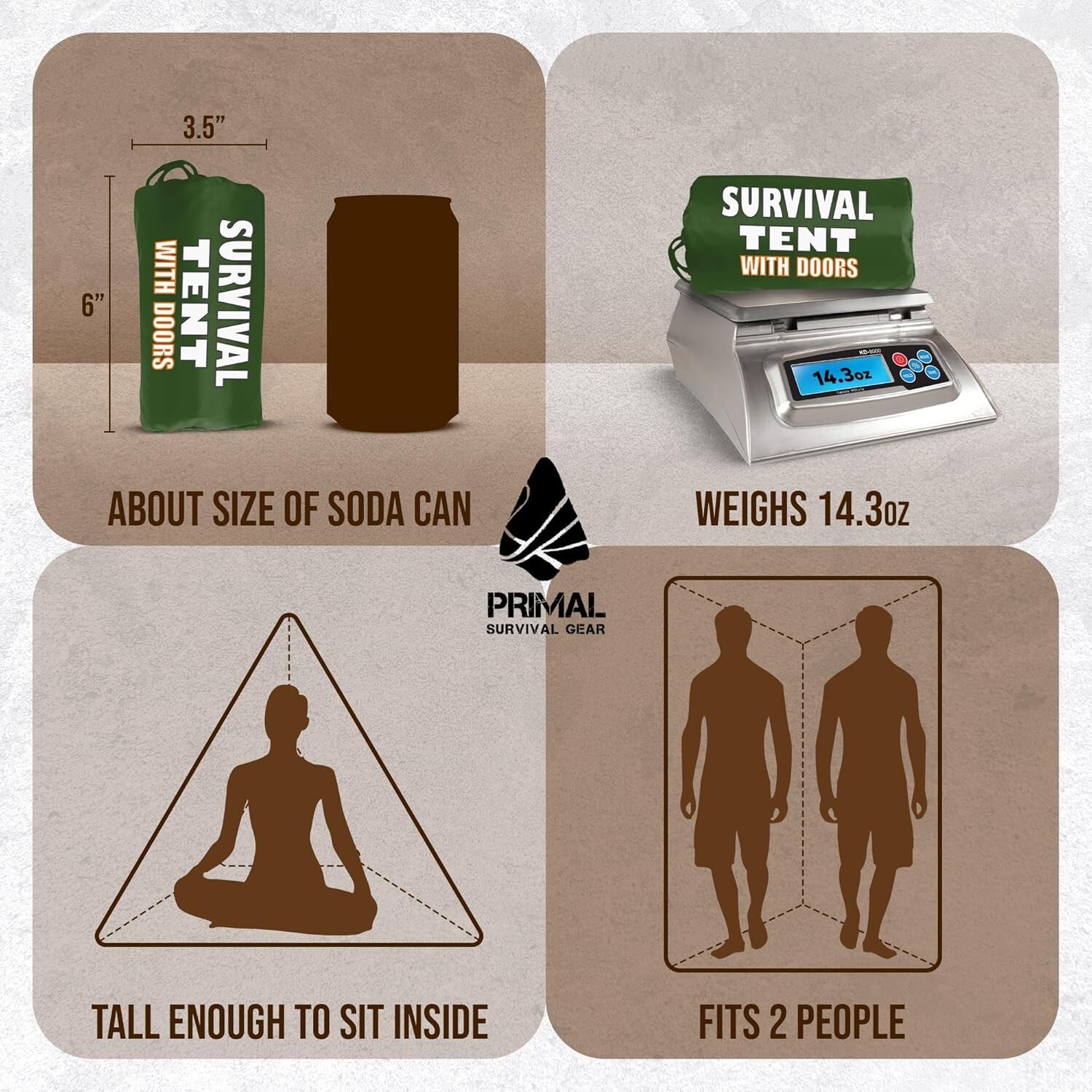 Survival Gear Shelter For Bug Out Bag - Storm Shelter Survival Tent - View #2