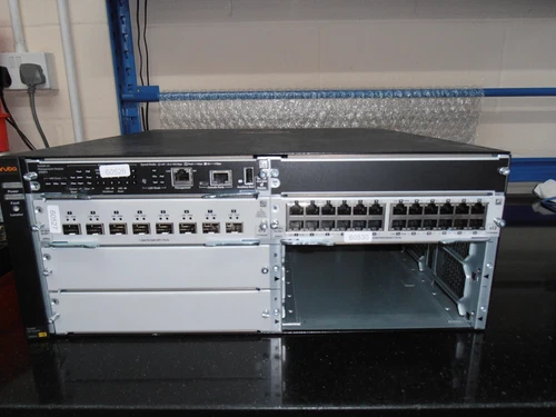 Aruba HP 5406R ZL2 Switch Chassis J9850A  Fitted 1 X J9993A & J9987A 2 X J9828A