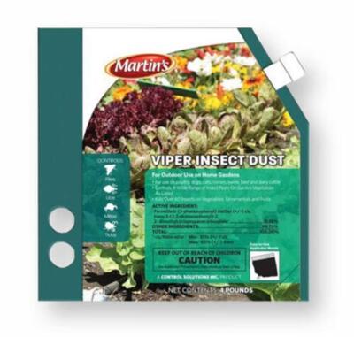 Martin's Viper insect dust 4Lb (permethrin)Vegetables,Fruits,Dogs,Cats,Livestock