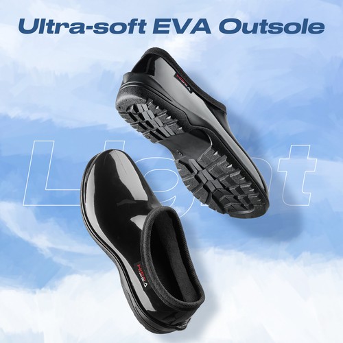 HISEA Women Garden Rain Clogs Shoes Ultra Soft Outdoor Yard Working Nurse Shoes - Picture 28 of 121