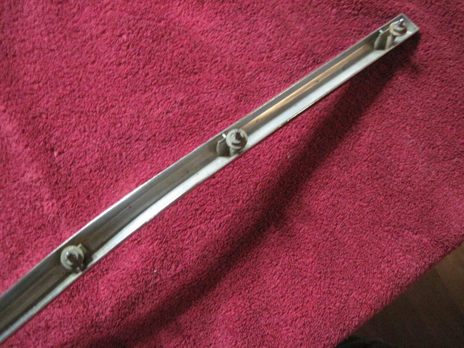 1967 BUICK ELECTRA LESABRE CHROME LH HOOD LIP MOULDING TRIM 1378981 LT