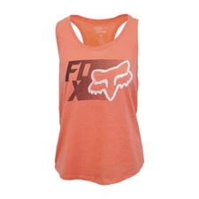 WOMENS MOTORCROSS RACER BACK TRACK TANK CORAL 