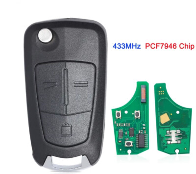 Radio Key For Vauxhall Corsa D Zafira B Astra Vectra Signum 434MHz ID46 HU A333