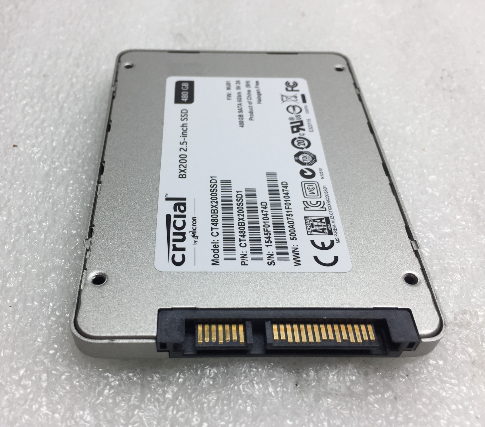 Micron CT480BX200SSD1 480GB 2.5" SATA 3 Internal Solid State Drive SSD