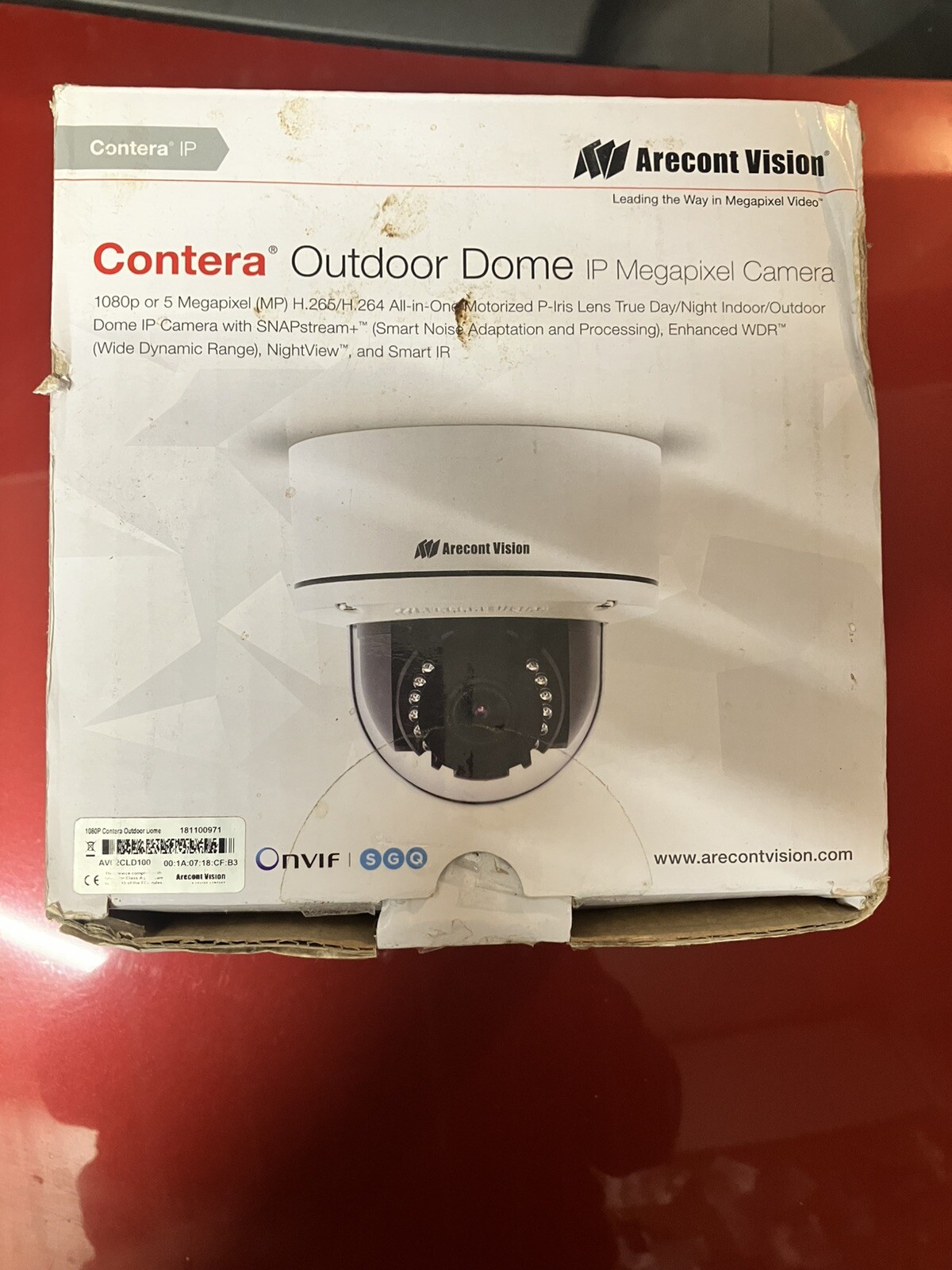 (NOB) Arecont Vision AV02CLD-100 Contera Outdoor Dome Survei