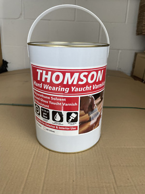 THOMSON Yachtlack Klar Hochglanz, Innen & Außen, 5 Liter