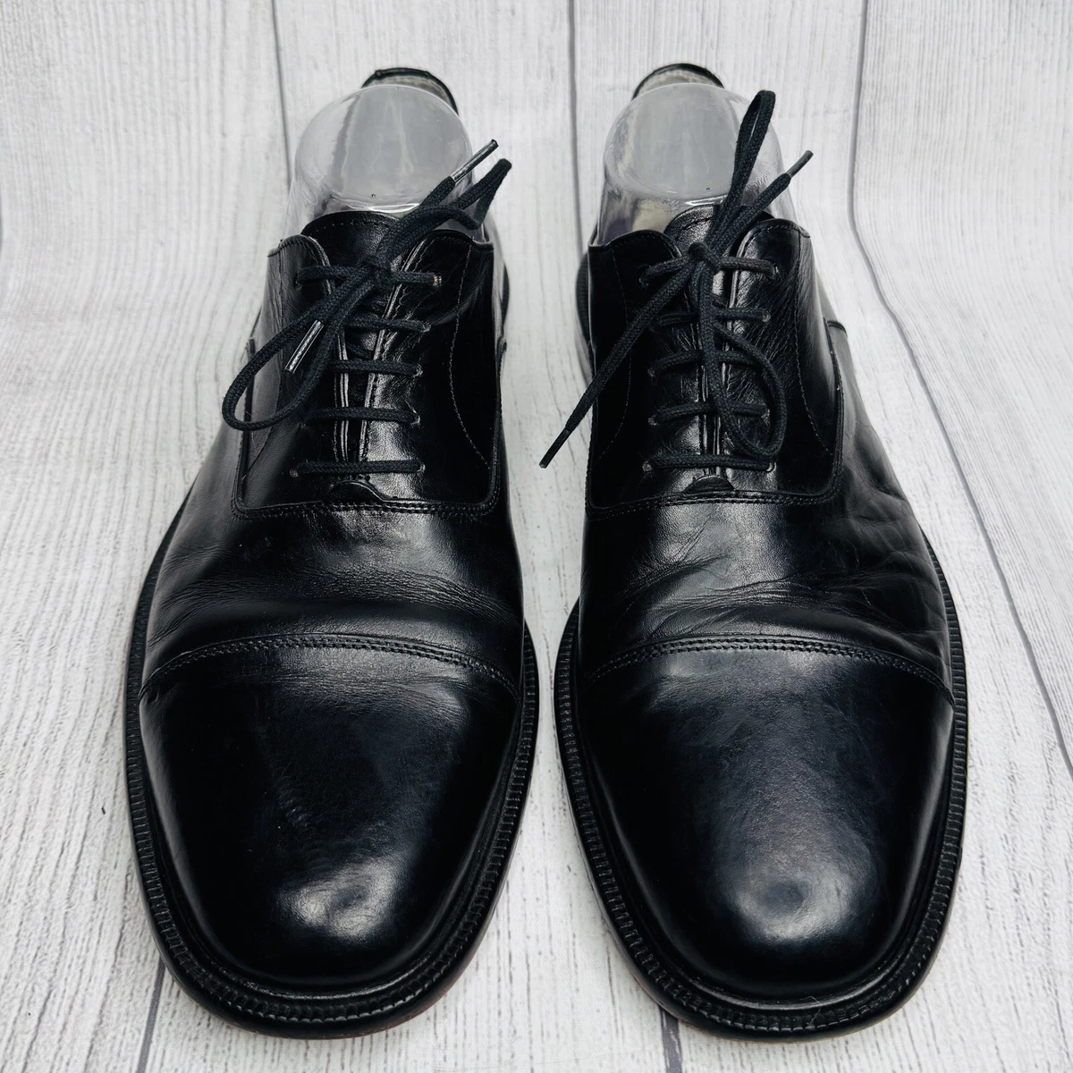 Sandro Moscoloni Men\'s Size 9.5 M Black leather Oxfords Amazon.com | Sandro Moscoloni Men main image 4