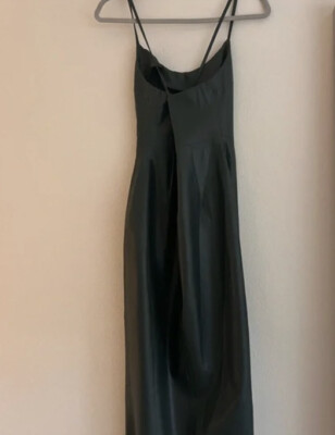 Zara Green Faux Feather Dress Size S | eBay